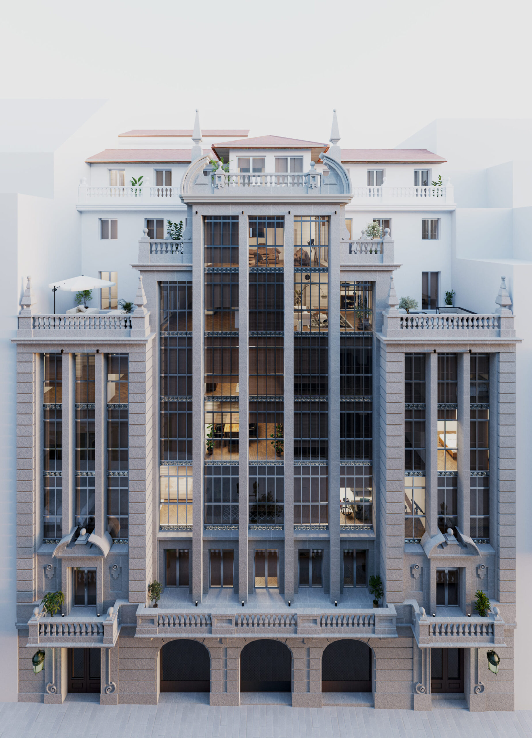 IQONIC Torre de Cristal - Fachada